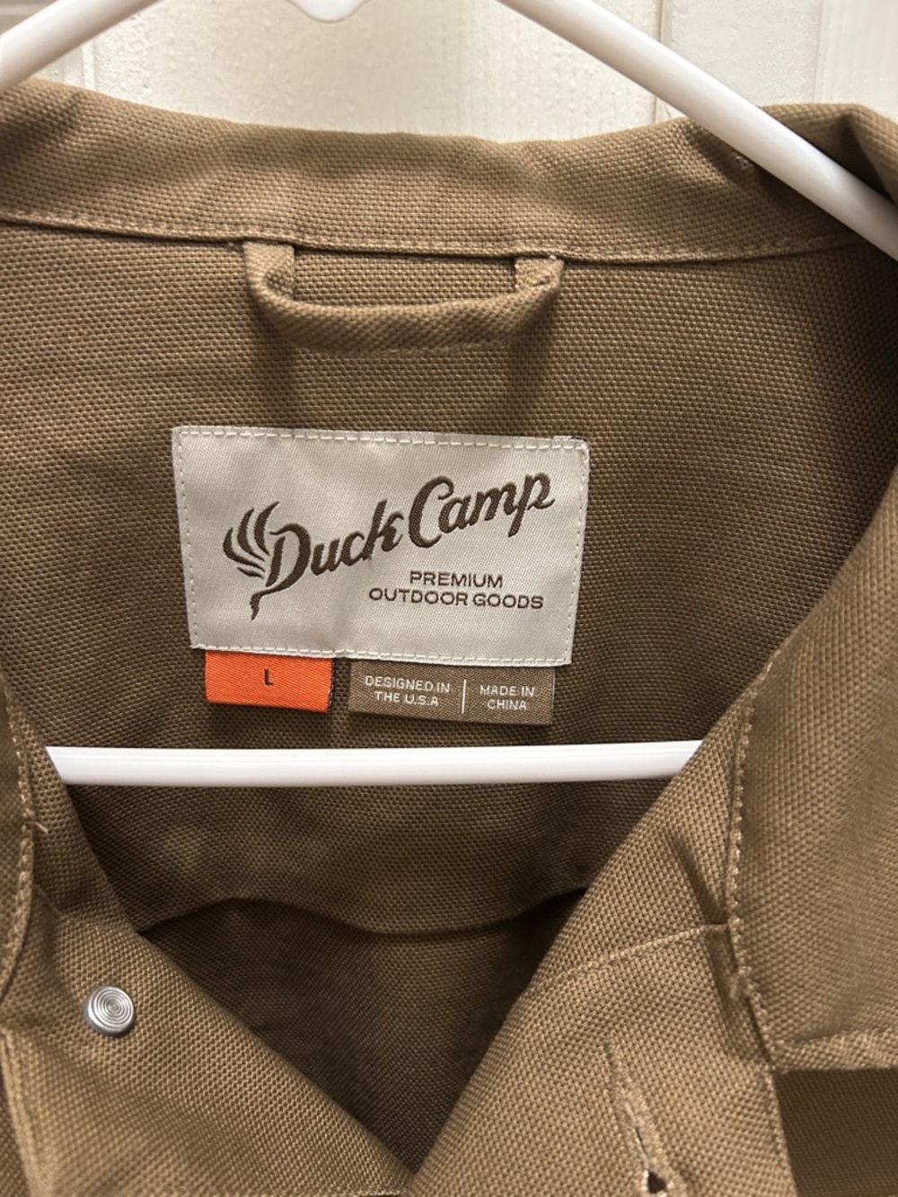 Duck Camp Mens Brush Jacket Large in Pin Oak - Picture 2 of 4
